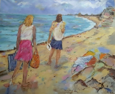 Heimweg vom Strand